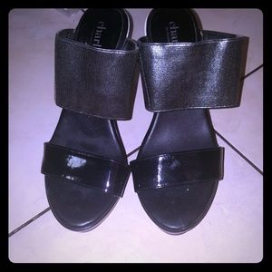 Black charles heels